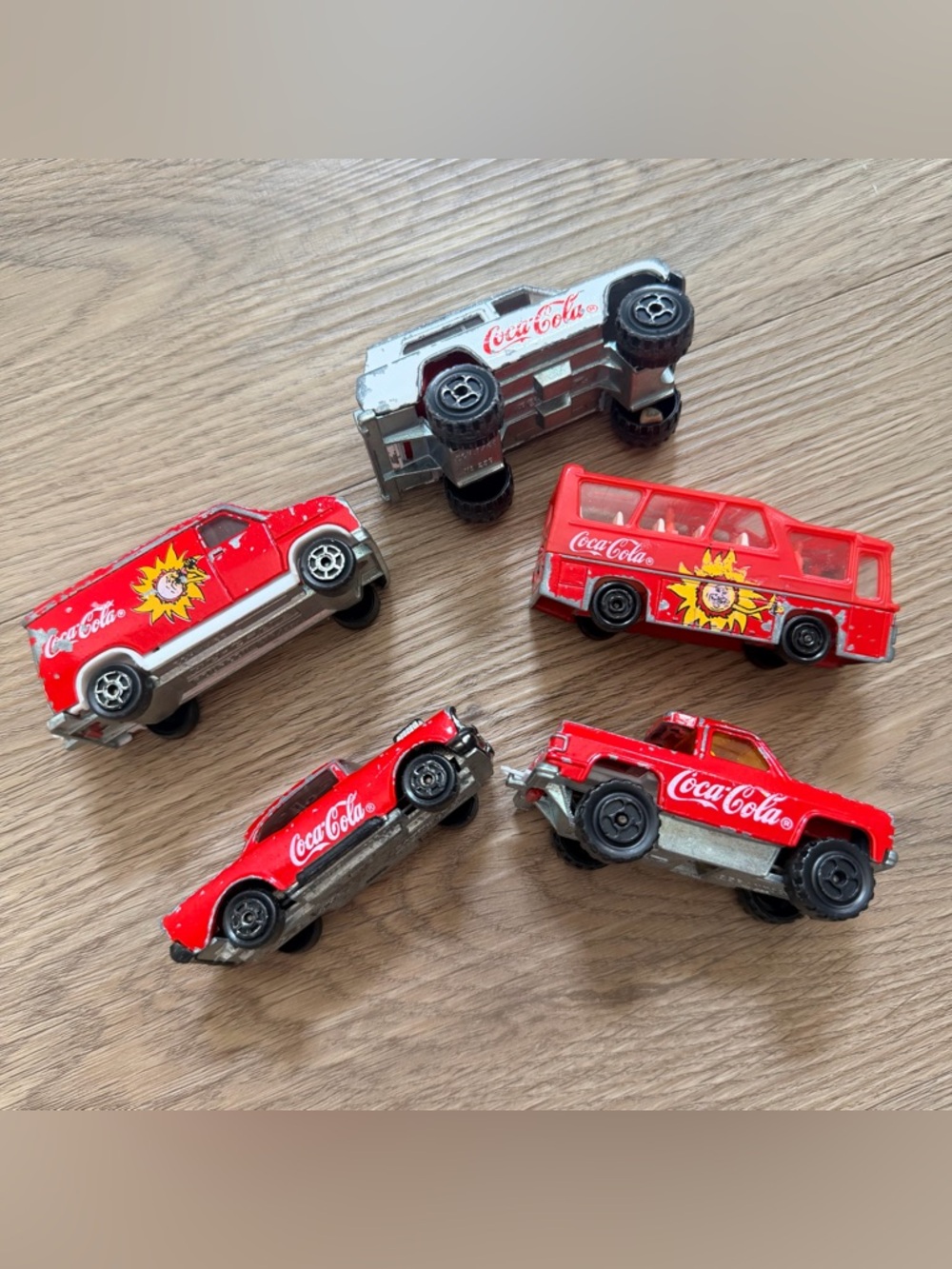 Lot 5. Vintage 1990s Majorette French Coca-Cola Series 200/300.